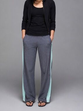 Lululemon City Slicker Pant - Grey/Mint Green